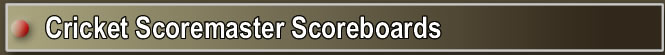 Cricket Dart Scoreboards